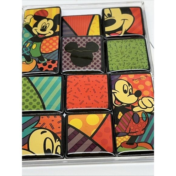 DISNEY Mickey Mouse Magnets Britto 2011 Enesco Set Of 10 - Picture 4 of 11